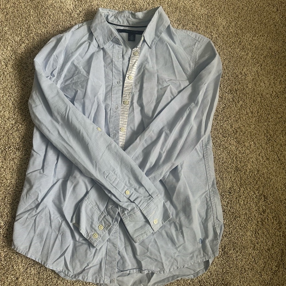 Brand New Tommy Hilfiger Light Blue Button-Up Shirt